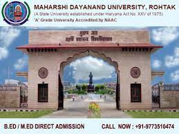 Bachelor of Education (B.Ed) at Maharshi Dayanand University (MDU), Introduction, Admission Registration, Eligibility, Duration, Fees, Syllabus 2024